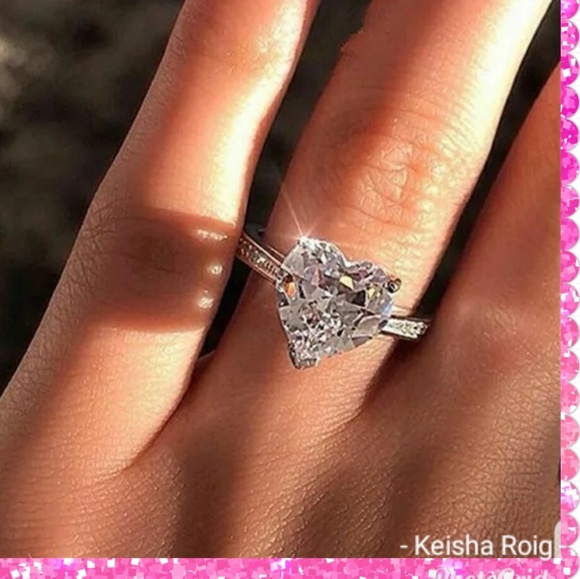 Lily Gems Jewelry - ❤Luxury 3 Ct.Sapphire Heart Ring❤